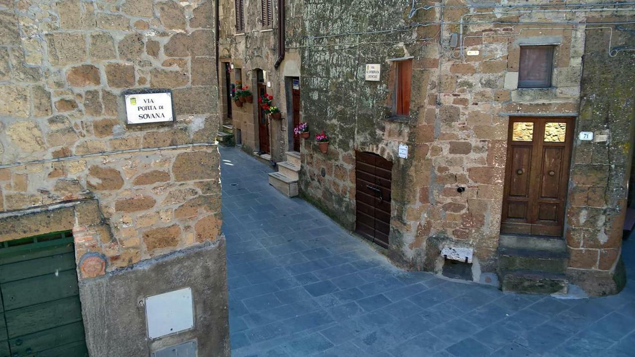 La Loggia Del Capitano - Rione Capisotto Leilighet Pitigliano Eksteriør bilde