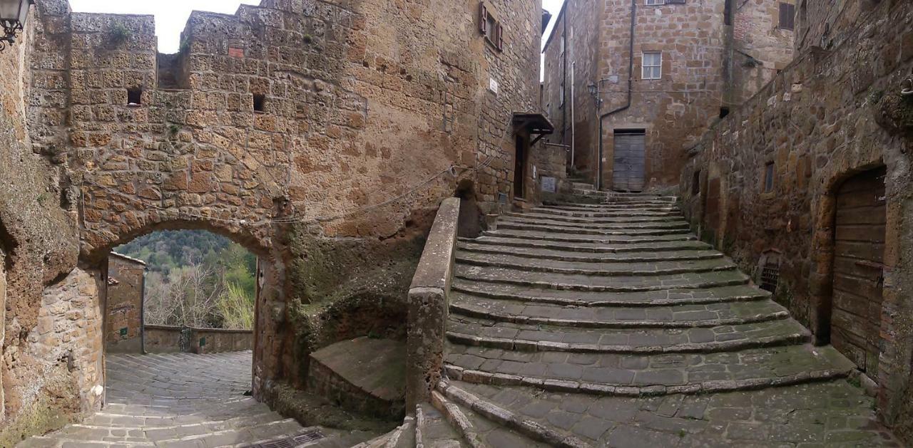 La Loggia Del Capitano - Rione Capisotto Leilighet Pitigliano Eksteriør bilde